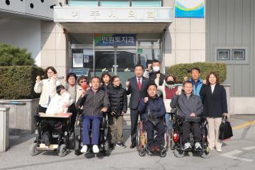 장애인자립생활지원센터 내방 본회의 방청