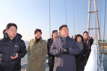 출렁다리 로드체킹 안전점검