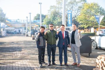 고구마 조형물 제막 - 오곡나루 축제