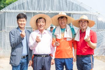 경기도지사 방문 모내기행사