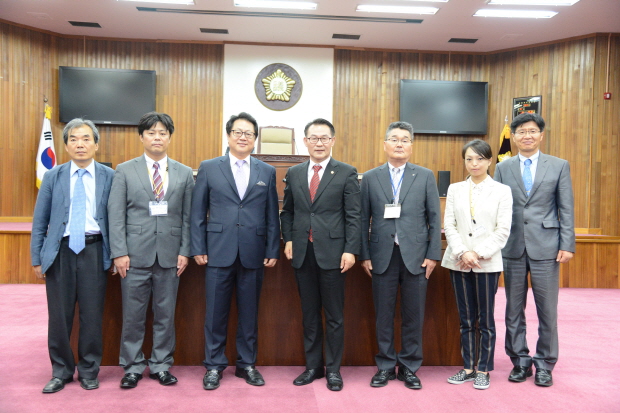 【2014.8.22】대신중학교, 일본 상봉정 중학교 의회 견학